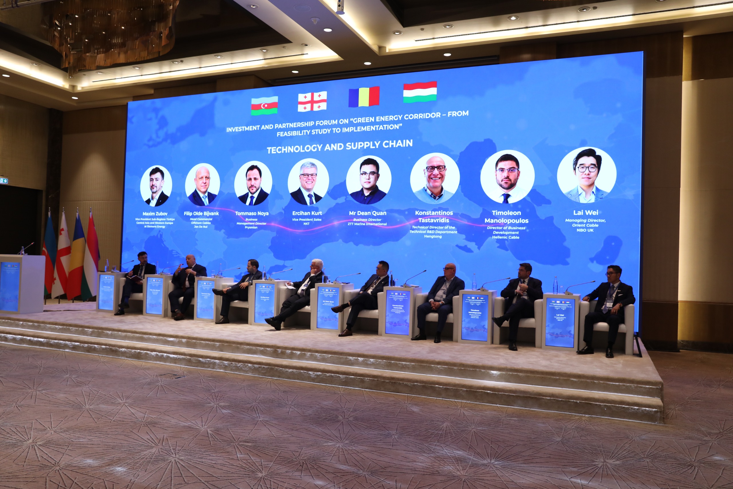 Technological solutions and supply opportunities presented for the implementation of the Green Energy Corridor