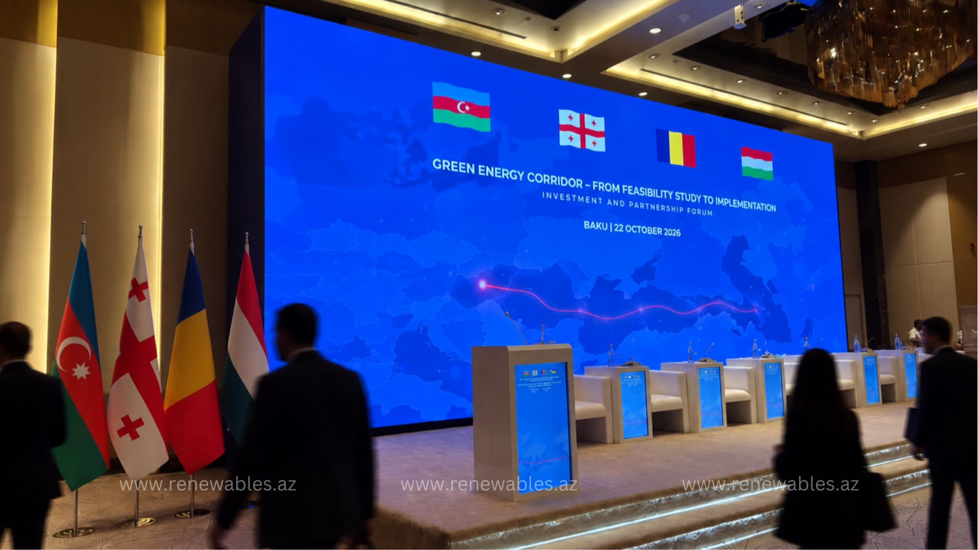 Bakıda "Xəzər-Qara dəniz-Avropa Yaşıl Enerji Dəhlizi"nin texniki-iqtisadi nəticələri ilk dəfə beynəlxalq investorlara təqdim olunub